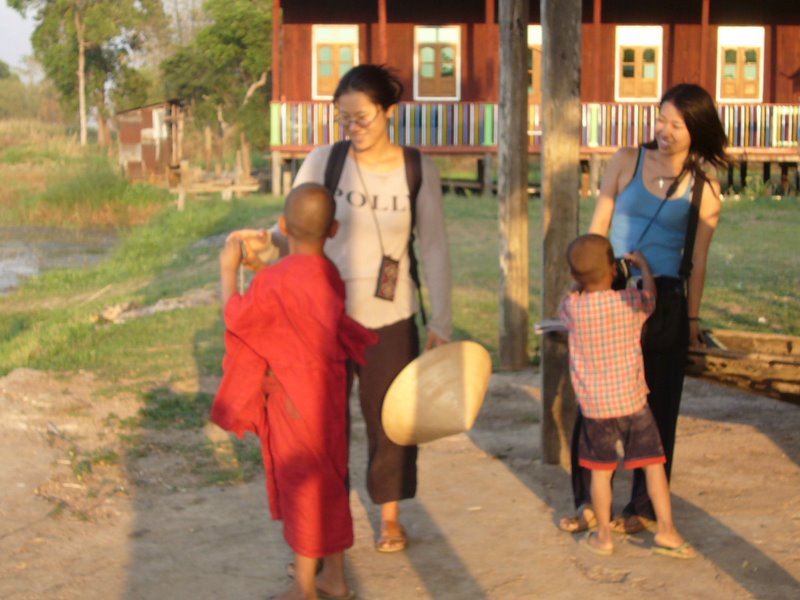 Travel - Myanmar - Inle Lake - Second Boat Trip - The Drivers Village - Village Monastery and School